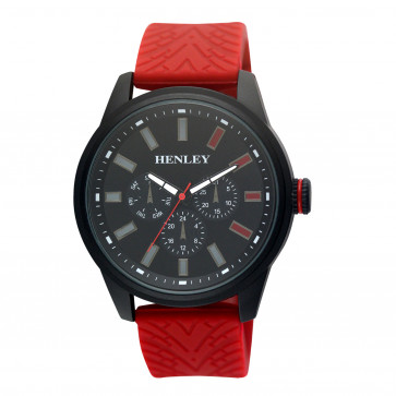 Silicon Sports Watch - Red