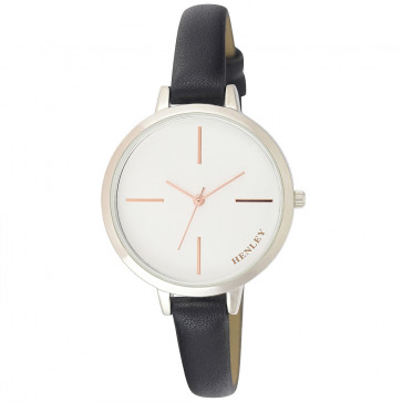 Skinny Strap Watch  - Black