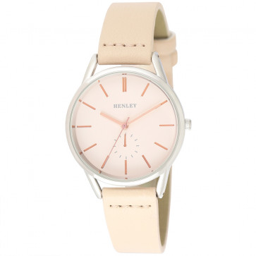 Cross Stitch Strap Watch - Cream