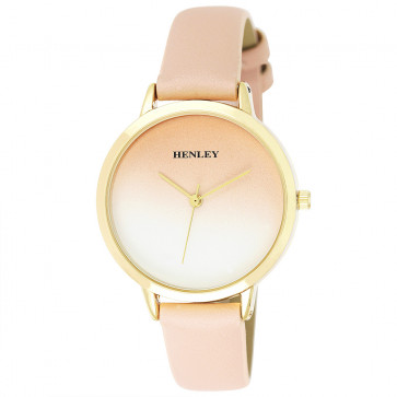 Graduated Dial Fashion Watch - Soft Pink