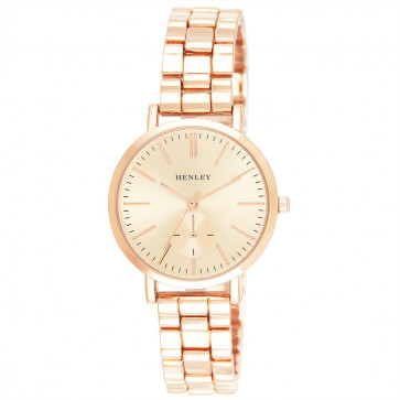Classic Bracelet Watch - Rose Gold Tone