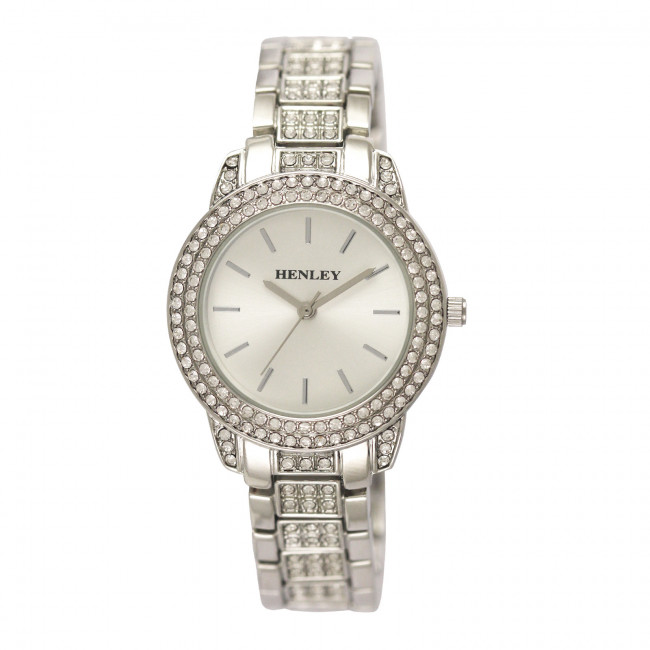Women s Bling Diamante Bracelet Watch H07275 by Henley