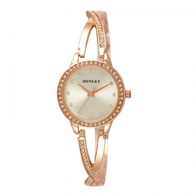 Diamante Twist Bracelet Watch H07315 by Henley