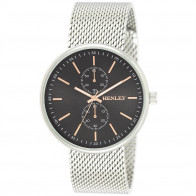 Sports Mesh Watch - Silver Tone / Black