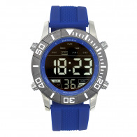 Men's Silicon Digital Watch - Blue