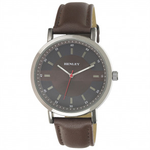 Textured Face Watch - Brown