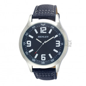 Men's Classic Stitched Watch - Blue