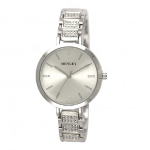 Diamante Bracelet Watch - Silver Tone